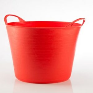 Capazo Plastico Jardin 26l. Rojo Cap26crojo