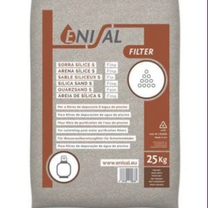 Sorra Silice Enisal Seca Fina Saco 25kg. 3855