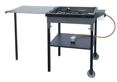 Barbacoa Paellero Plancha Con Ruedas 33702