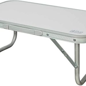 Mesa Plegable Camping Blanca 56x34x24cm