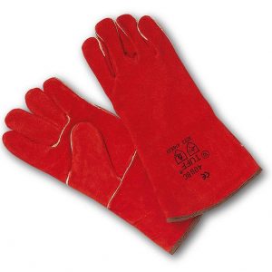 Guante Soldador Rojo Talla Unica H408 Par