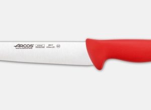 Cuchillo Carnicero Rojo 210mm