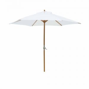Parasol Vertical 2.5 M. Bco.poste Madera Ts50305a