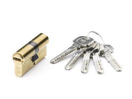 Cilindro Seguridad 30x30 Laton Doble Embrague Yl6