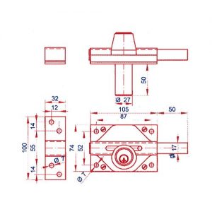 Cerrojo 3932 Cv Lince