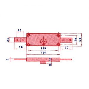 Cerradura Puerta Metalica 5511 Hz Lince