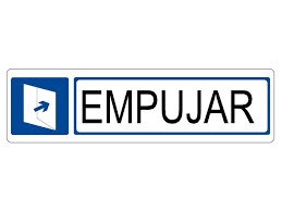 Placa Empujar