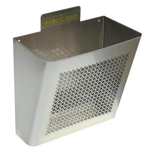 Cesta Publicidad Grande Inoxidable E-2337