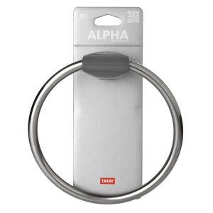 Aro Toallero Alpha Gris