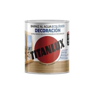 Barniz Al Agua Ecologico Incoloro Brillante 750ml