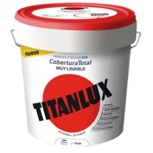 Pintura Plastica Cobertura Total Blanco Mate 15l.