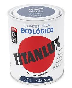 Esmalte Al Agua Eco Gris Medio 750ml