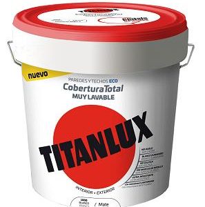 Pintura Plastica Cobertura Total Blanco Mate 4l.