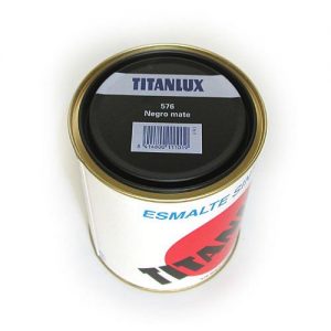 Esmalte Titanlux 1 L. 576 001 Negro Mate