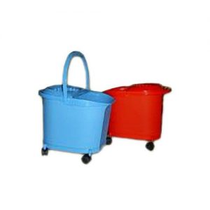 Cubo Fregasuelos Con Ruedas Azul23610