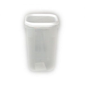 Contenedor Alimentos 1 L. Blanco Cuadrado 1160401