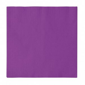 Servilleta Papel Doble Capa 40x40 Violeta 50 Uds.