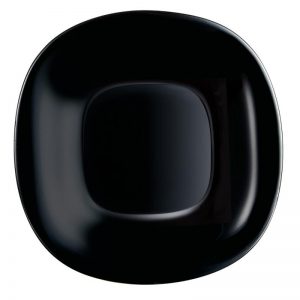 Plato Postre 19 Cm Neo Carine Negro 6 Unid.
