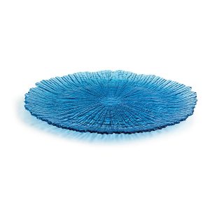 Plato 32 Cm Azul Relieve Lapa Mdv Qd