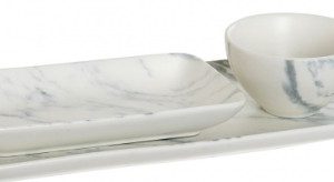 Aperitivo Set 3 Porcelana 27x16x9 Simil