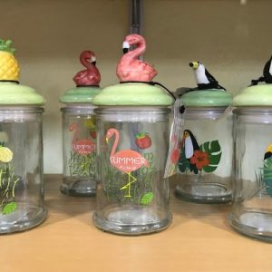 Bote Cristal 8x8x18.5 Tropical