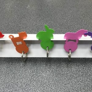 Guardallaves  Metal  33x5x6  Pared