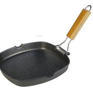 Grill Liso Al. Fundido 28x28 Cm. Ecochef 13028