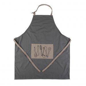 Delantal Gris