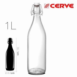 Botella De Cristal Lory 1 Litro