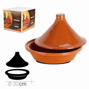 Cazuela Tajine De Terracota Diametro 32cm