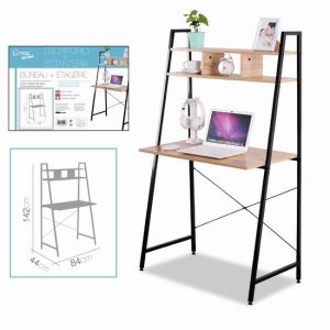 Escritorio Con Estanteria 84x44xh142