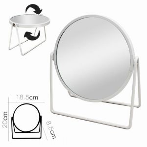 Espejo Blanco De Aumento 18.5x8.6xh20