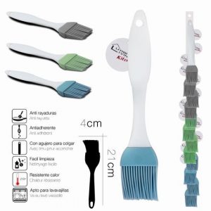 Pincel Silicona Mango Blanco