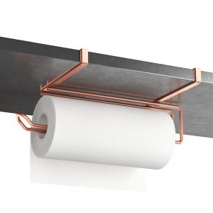 Colgador Rollo Papel De Cocina Easy Roll Copper