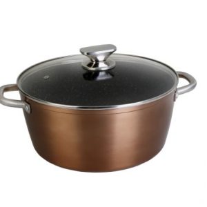 Cazuela Alta Aluminio Forjado Profesional 24cm