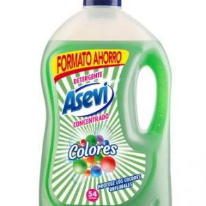 Detergente Asevi Colores 52 Lavados 3120ml 23673