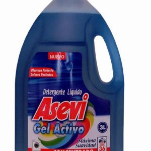 Detergente Liq. Gel Activo F.a. 52 Lavados 3120ml.