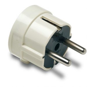 Clavija 4,8 Mm. Tt. Lateral 16 Ah. Blanca 1102 Bl