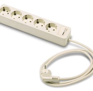 Base 5 Tomas Tt. Cable 1,5m.+interruptor