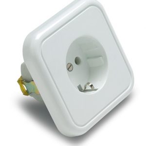 Base Empotrar Toma Tierra 16 Ah. 250 V. 2300