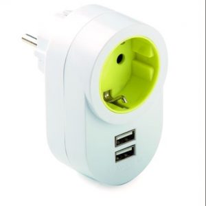 Adaptador 2p+tt L. 16a 2usb