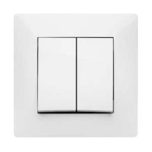 Doble Interruptor 10a 250v Blanco 9303