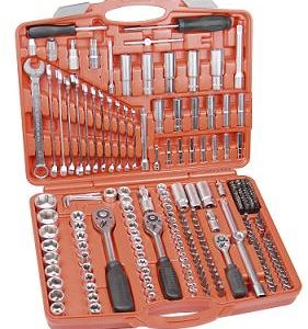 Juego Llave Vaso 1/2', 1/4' Y 3/8' 219 Piezas 45 D