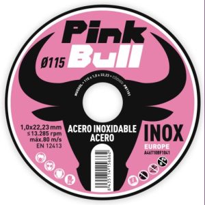Disco Corte Extraf. Inox. Pink Bull 115 Mm. Pb1151