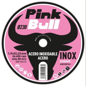 Disco Corte Extraf. Inox. Pink Bull 230 Mm. Pb2302