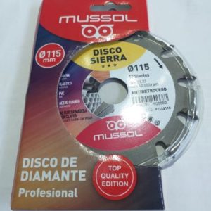 Disco Para Amoladora Corte Madera F1152112