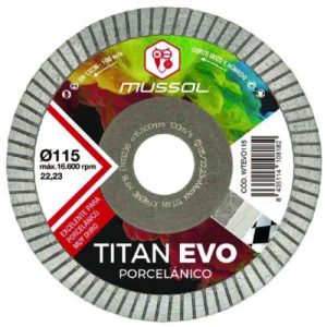 Disco Diamante Titan Evo 115 Mm. Wtevo115