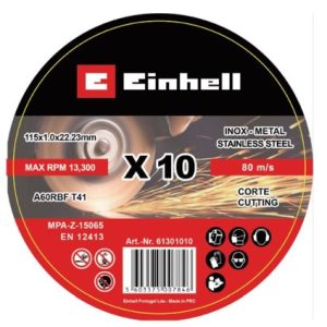 Lata De 10 Discos Corte 115mm Inox/metal 61301010