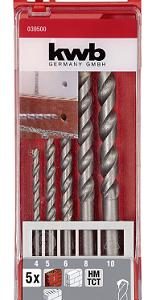 Juego 5 Brocas Piedra 4-10 Mm. 4906500