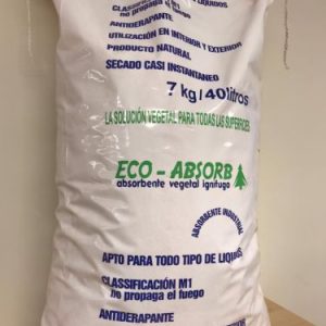 Saco Absorbente Vegetal Ignifugo Eco Absorb 7kg